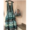 Image 1 : Flowing medieval style dress wardrobe costume w/ bag of accessories (From the superhero show)