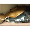 Image 2 : 4 pcs. of leather costume armour / 4 leather belts & bag of misc. costume fabric material (From the 