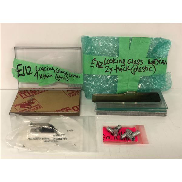 "Hero" (Girl) main power switch / main wire ends frame & assorted lexan plastic looking glasses (Fro