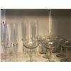 Image 2 : WR champagne glasses x11 & 7 coup glasses (From the superhero show)