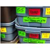 Image 2 : 5 rubber made containers of Played Prop books "dump books ep. 515 sc. 15 (From the superhero show)