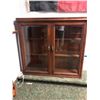 Image 1 : Mahogany hutch approx 40" tall x 45" wide x 11" deep (From the superhero show)