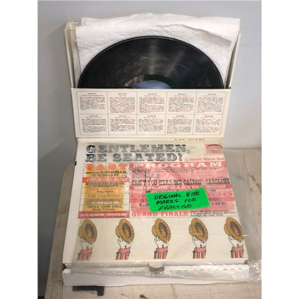 Group of Prop records (original bite marks for practice) (From the superhero show)