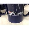 Image 2 : Group of 4 wharton university of pennsylvania coffee mugs & 2 "Hero" (Girl) white coffee mugs ep 609