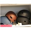 Image 2 : "Hero" bike helmets & (Not Played) 8 assorted coloured helmets (From the superhero show)