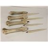 Image 1 : 4 Bone daggers (rubber Props) in complete assembly- ep. 509 (From the superhero show)