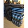 Image 1 : Group of 24 rubber made plastic storage bins (From the superhero show)