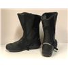 Image 2 : Pair sz. 9 Alpinestars - black motorcycle boots (From the superhero show)