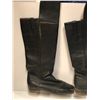 Image 3 : Pair of mens sz. 10 black leather riding boots (From the superhero show)