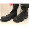Image 2 : Pair of "Hero" (Girl) european sz. 39 - (made in Germany) Black Square Toe calf height boot (From th