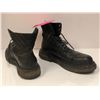 Image 2 : Pair of sz. 42 Lemargo - black leather lace-up boots (From the superhero show)