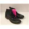 Image 1 : Pair of sz. 11 Aldo - black leather lace-up boots (From the superhero show)