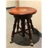 Image 1 : Antique adjustable ball & claw foot piano stool (From the horror drama show)