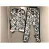 Image 1 : "Benjamin Franklin" $100 bank notes mens sz. XL 2 pc. tracksuit (From the superhero show)