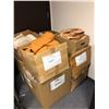 Image 1 : 9 boxes of assorted fabric - curtains / blankets / sheets etc