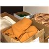 Image 2 : 9 boxes of assorted fabric - curtains / blankets / sheets etc