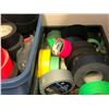 Image 3 : 6 Full boxes of assorted tapes - masking tape / general purpose tape / electrical tape / gaffer's ta