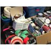 Image 5 : 6 Full boxes of assorted tapes - masking tape / general purpose tape / electrical tape / gaffer's ta