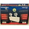 Image 2 : Group of 6 "New" stanpro LED emergency lights - steel battery units (From the superhero show)
