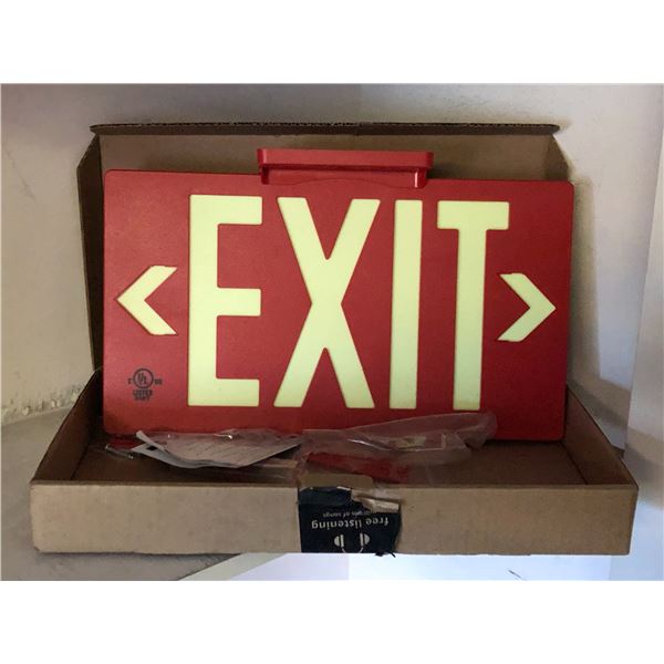 "New" exit sign (From the superhero show)