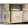 Image 1 : Group of 9 "New" outdoor light fixtures w/ white metal cage cover (From the superhero show)