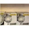 Image 3 : Group of 9 "New" outdoor light fixtures w/ white metal cage cover (From the superhero show)