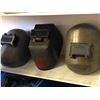 Image 1 : Group of 3 welding helmets (From the superhero show)