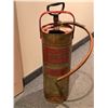Image 1 : Vintage copper & brass 2 1/2 gallon Pyrene copper pump tank (From the superhero show)