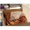 Image 2 : Large group of film industry misc. - copper tubing / webbing / painters tape / styrofaum shapes etc 