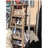 Image 2 : 2 Wooden step-ladders approx 12ft & 5 ft
