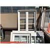Image 1 : Group of 6 white wood framed windows