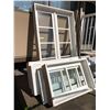 Image 2 : Group of 6 white wood framed windows