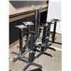 Image 2 : Group of 8 metal table pedestal basis