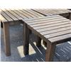 Image 2 : Group of 3 backyard wooden tables (From the horror thriller show)
