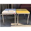 Image 1 : 2 retro 1950s chrome & formica dining tables (From the thriller show)
