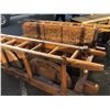 Image 5 : Primitive rusted wood & wrought iron slate slab wagon