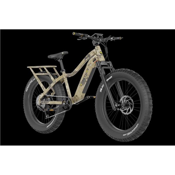 Quietkat 750 Watt Large Frame Ranger E-Bike Poseidon Dry Camo Finish