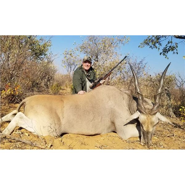 5 Day   Kalahari Prime Eland Hunt Plus Waterbuck and Hartebeast for one Hunter   Chris DuPloy
