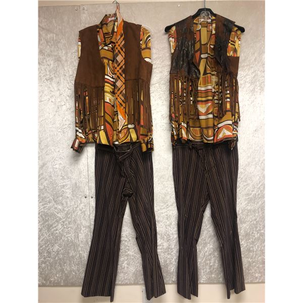 "Superhero Show - Season 4 Ep. 1/3/8" - #4 Hero - Group of 2 complete retro/hippie outfits - include