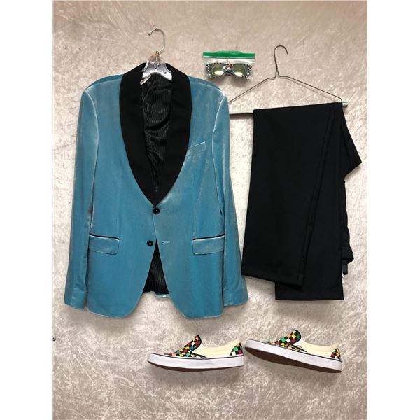 "Superhero Show - Season 5 Ep. 3" - #61 Hero - 1989 DJ outfit - includes Jacket(Zara men - Lt. blue/