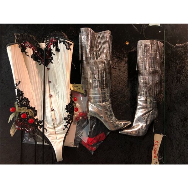 "Superhero Show - Season 6 Ep. 3" - #58 Hero - Complete "contestant" outfit - includes lace-up corse
