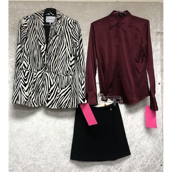 "Superhero Show - Season 4 Ep. 13"- #5 Hero - Complete 'Author' outfit - includes Frame zebra print 