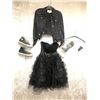 Image 1 : "Superhero Show - Season 5 Ep. 3"- #57 Hero - Complete 'prom' outfit - includes dress (MTO - black)/