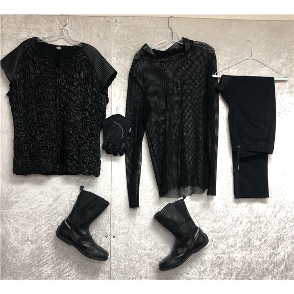"Superhero Show - Season 4 Ep. 8"- #60 Hero - Complete 'Demon' outfit - includes MTO black smocked l