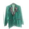 Image 2 : "Superhero Show - 1980s green velvet Tuxedo w/pants