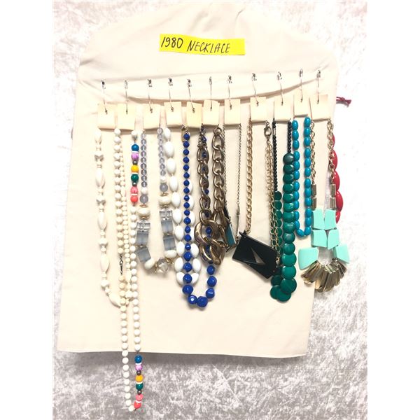"Superhero Show" - large lot of assorted 1980s necklaces - approx. 19 pcs