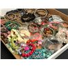 Image 2 : Box lot of vintage jewelry from the show - includes mostly bracelets - approx. 80 pcs