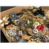 Image 3 : Box lot of vintage jewelry from the show - includes mostly pins