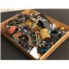 Image 1 : Box lot of vintage jewelry from the show - includes mostly bracelets - approx. 166 pcs