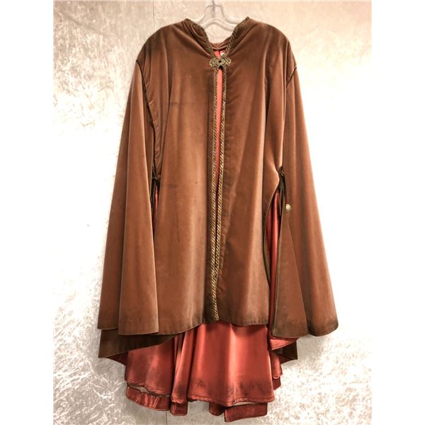 "Superhero Show" - Brown velvet robe (Medieval times)